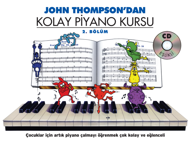 John Thompson'dan Kolay Piyano Kursu 2 CD-1